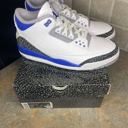 Nike Air Jordan 3 Retro “Racer Blue” Sz.10