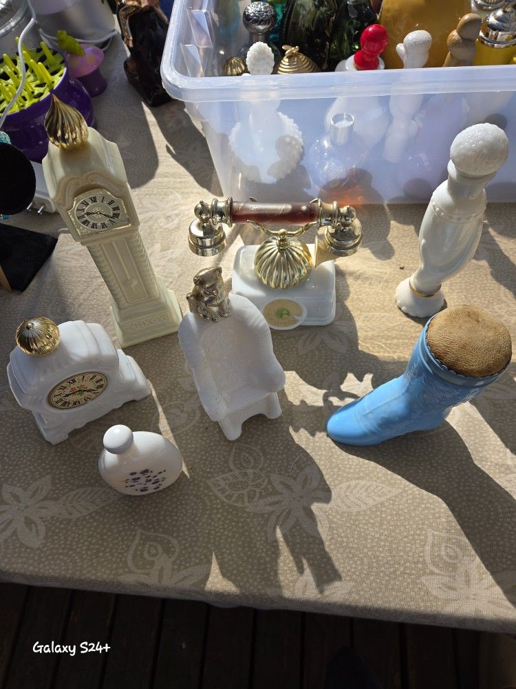 Avon Vintage 1970s Perfume Bottles. Lot Of 7