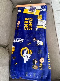 Peanuts x NFL LA Rams Super Soft Plush Throw