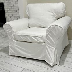 IKEA White Armchair 