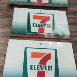Authentic outdoor metal 7-11 Store Signs Mancave Wall Art For Sale
