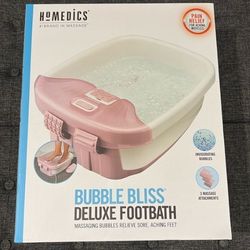 Homedics Bubble Bliss Deluxe Foot Bath