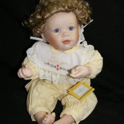 Porcelain Girl Doll AShton Drake Ginny 1997 