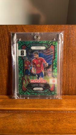 Lamine Yamal Green Monopoly Prizm