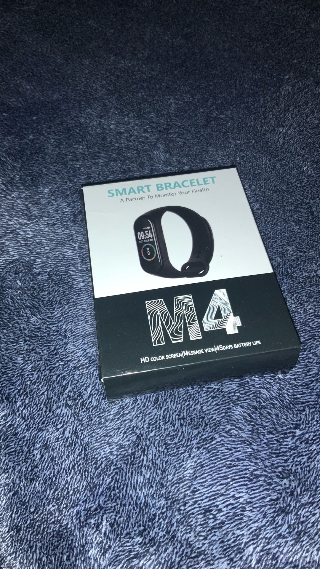 Smart Bracelet Band Watch Monitor Health M4 New Sealed Color Black