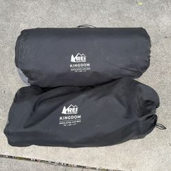 camping air beds - two REI Kingdom Insulated Air Beds and one Sierra Designs