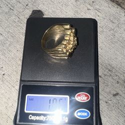 10 k nugget ring