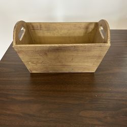 Wooden Home And Garden Gift Plant Flower Box With Handles