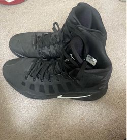 Nike High-Top Basketball Sneakers Black