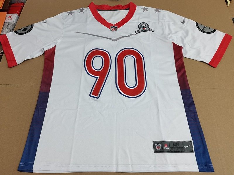 T J Watt Nike White 2022 AFC Pro Bowl Game Jersey White No. 5