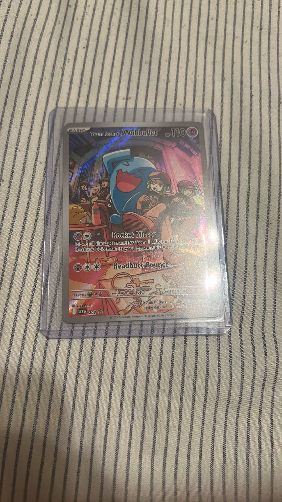 Team Rocket’s Wobbuffet 203 Promo