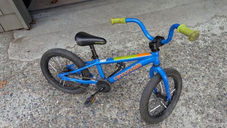 Cannondale 16" kids blue bike