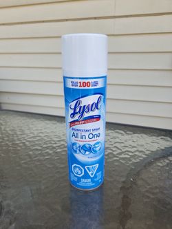 3 Bottles of Lysol (1 Crisp Linen Scent and 2 Lemon Scent)-$4 each