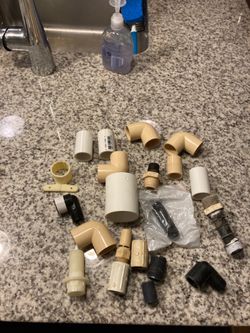 Plumbing CPVC Pipe Fittings Mixed Lot -23 count