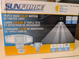 Brand New Sunforce Motion Security Light Solar