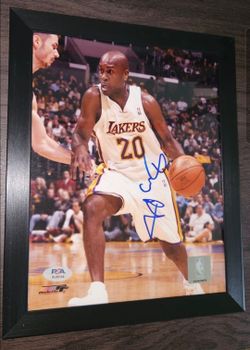 Gary Payton Signed 8x10 Photo PSA Authenticated