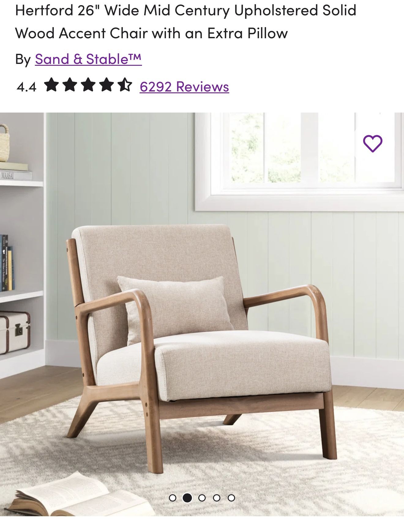 Mid Century Accent Chair