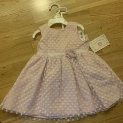 Zulily Pink Dress With Undies Girls Size 18 Months