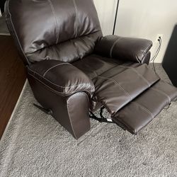 Rocking Leather Sofa