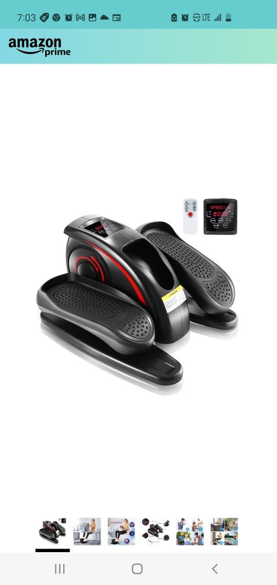 Amazon Ancheer Electric Elliptical Trainer $150 ANCHEER UNDER DESK