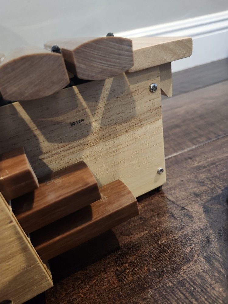 Xylophone inTemenos Orff Soprano with Resonator, 16 Fiberglass Keys, 2 Pairs of Mallets, Wooden Xylophone – Handmade Percussion Instrument