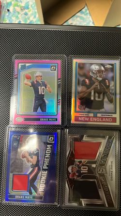 Drake Maye rookie card - Lot Of 4 Cards