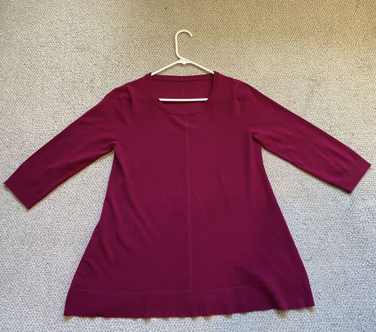 Cable & Gauge Fucsia Women's Blouse Top Size Medium