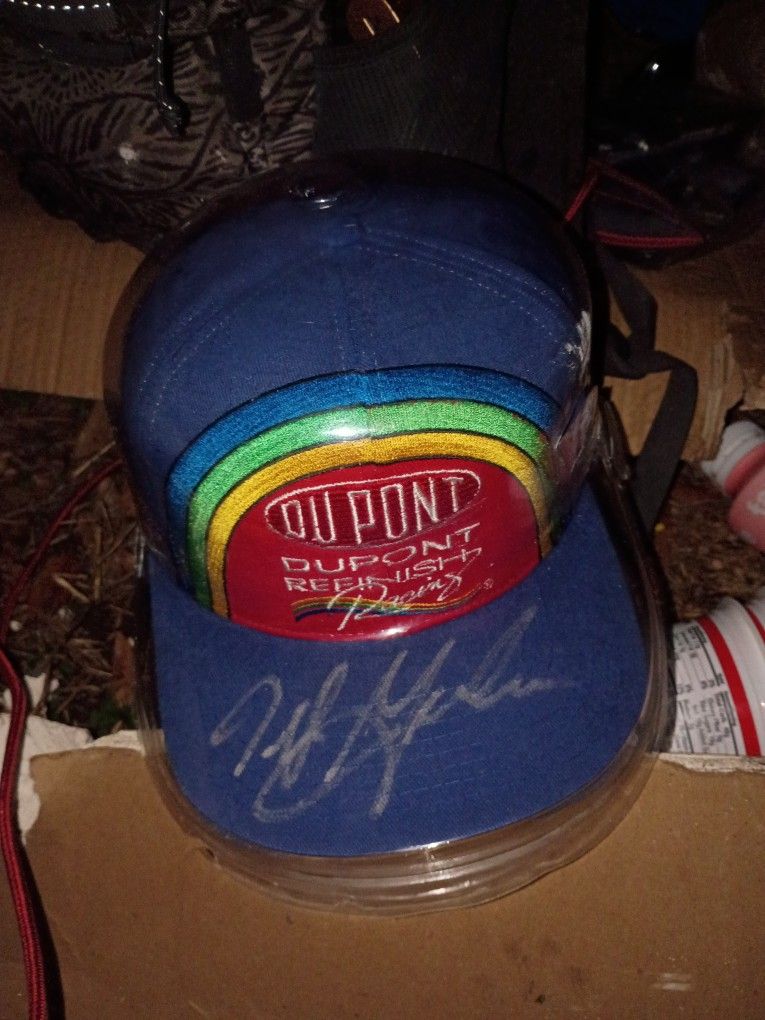 JEFF GORDON AUTOGRAPHED HAT