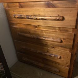 Cabin furniture, all wood, authentic piece