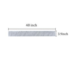 48 in. Marble Backsplash in White Carrara(not Include Cabinet), 251WH48