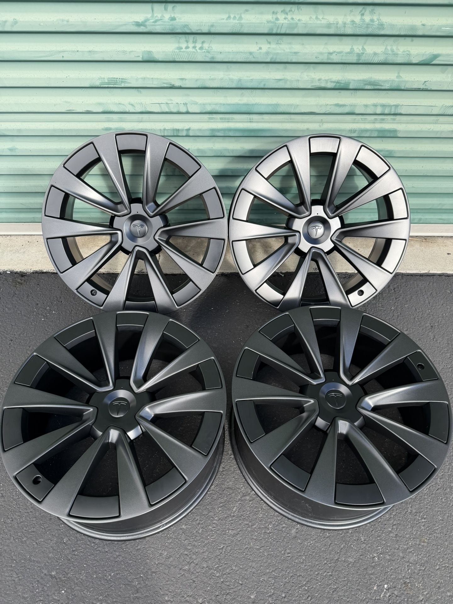 Original 22" Tesla Model X Plaid OEM Stock Wheels