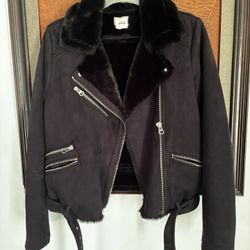 Black Faux Jacket