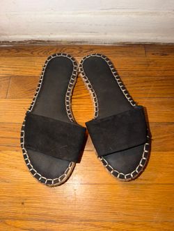 Black Espadrille Sandals