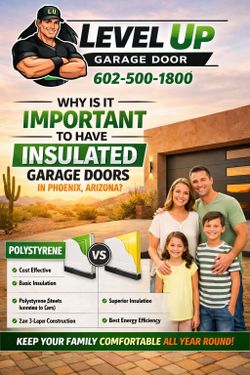 Insulated garage doors  for sale