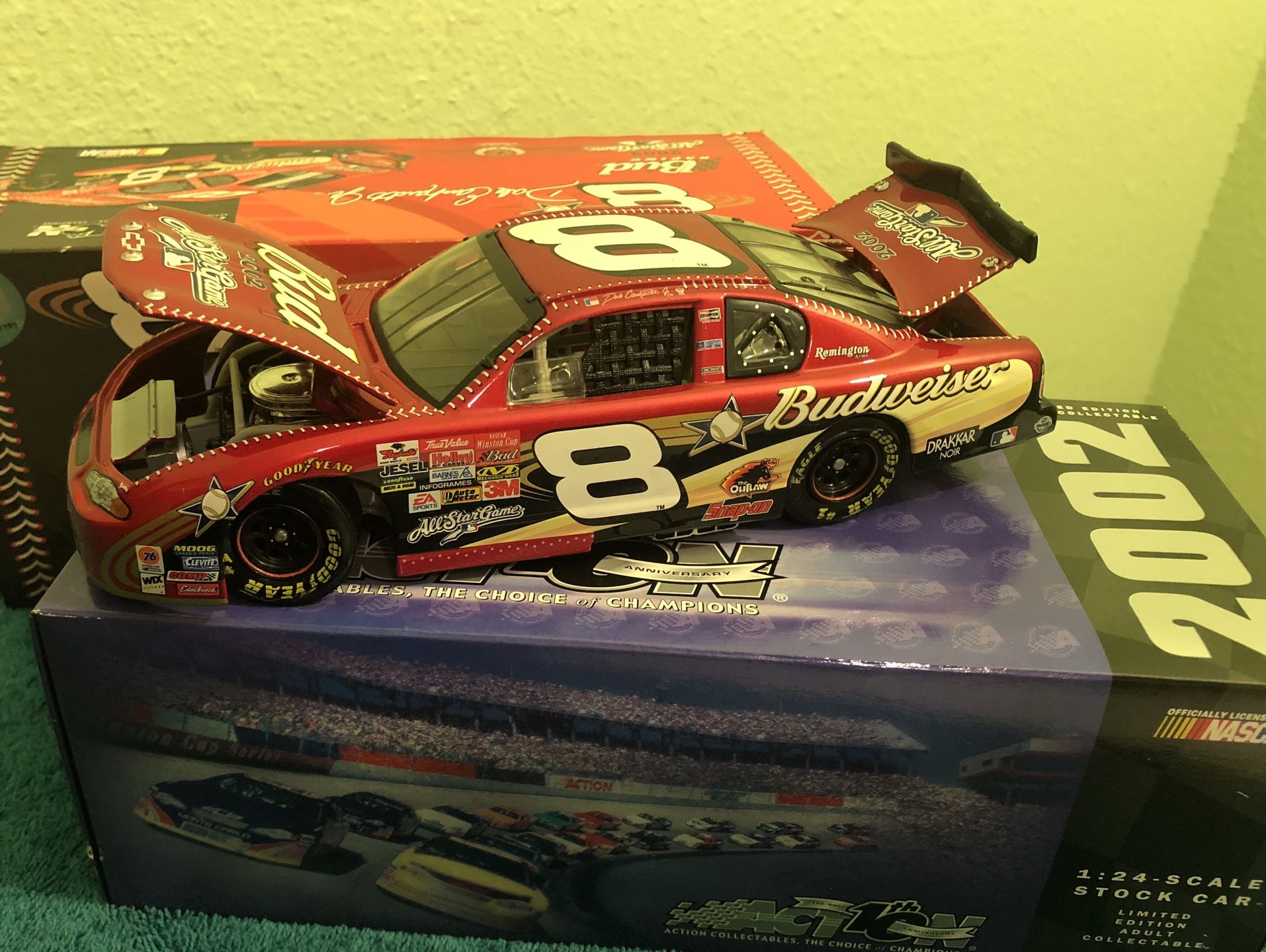 Three NASCAR 1:24 Die cast Racing Collectibles $35. Each