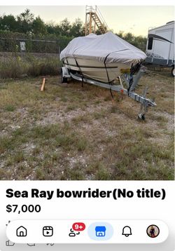 Sea Ray Bowrider Boat with Trailer