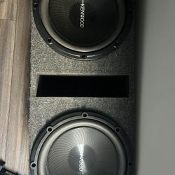 Two 12’inch Kenwood Subwoofers (New In Box)