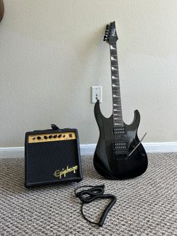 Electric Guitar w/ Amp