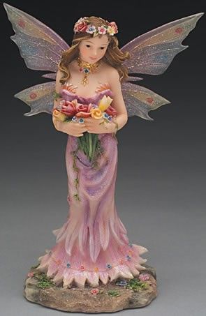 Vintage 2003 Faerie Glen Resin Fairy Figure Blossombelle W/ Box