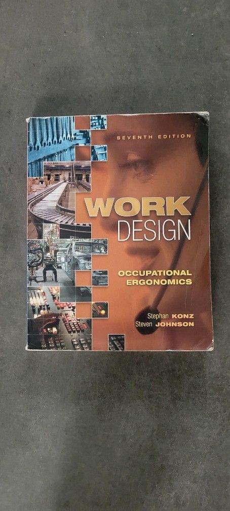 Work Design Occupational Ergonomics