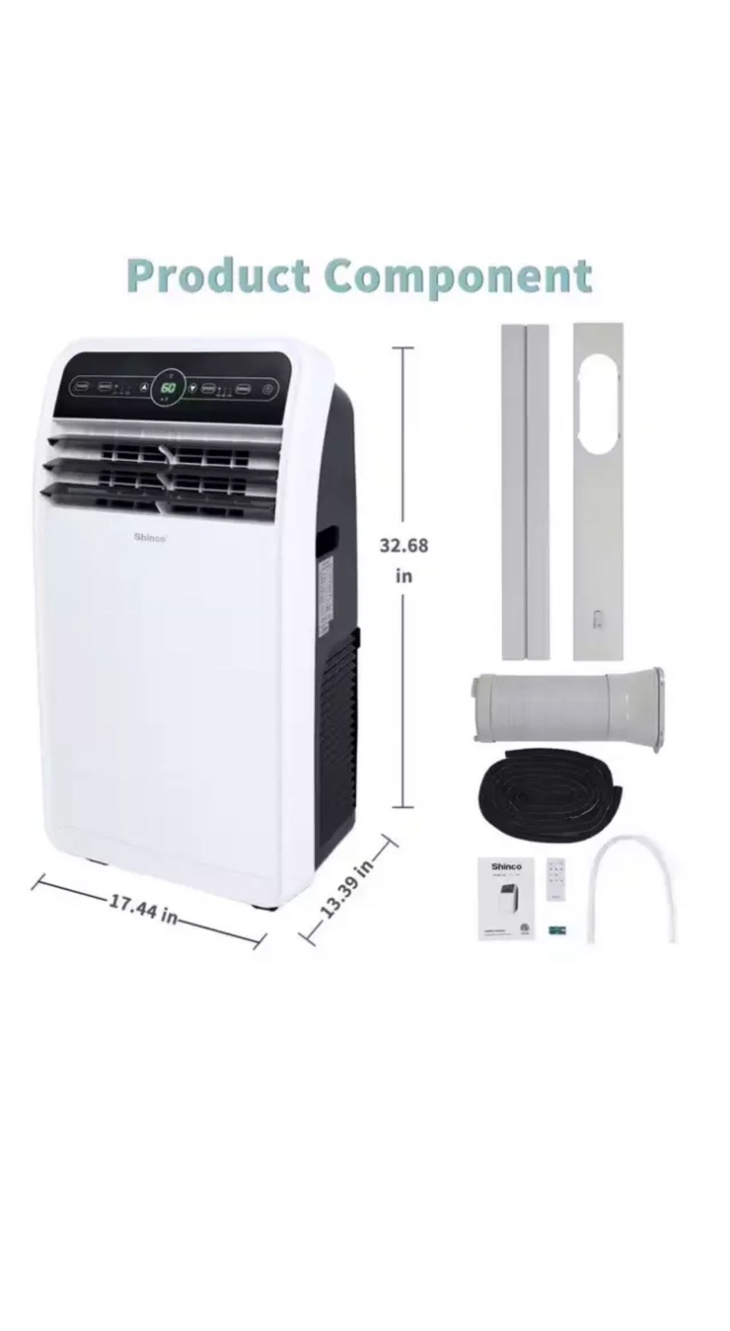 Shinco Air Conditioner New 7800 BTU