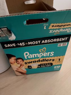 Pampers Swaddlers Ultra Day & Night Size 1 Diapers