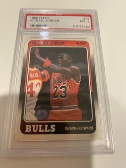 1988–89 fleer basketball Michael Jordan PSA 7.