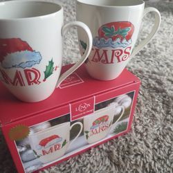 Mr And Mrs Holiday Mugs