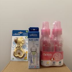DrBrown’s Bundle Baby Bottles + Teether