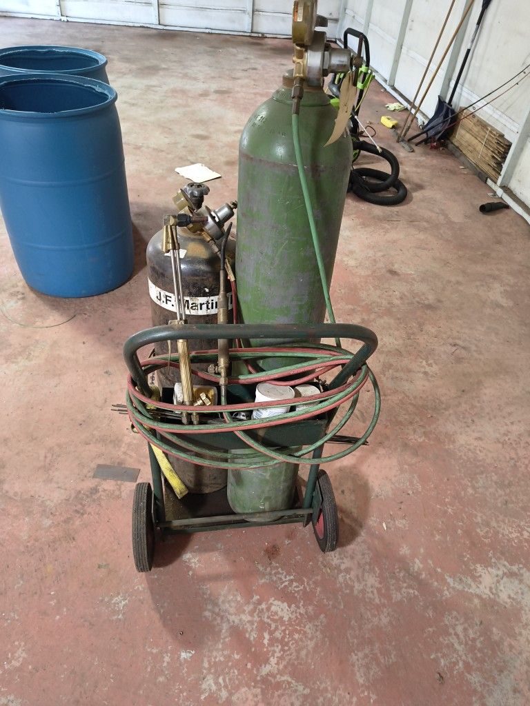 Welding Complete Set Up With Gas And Ox