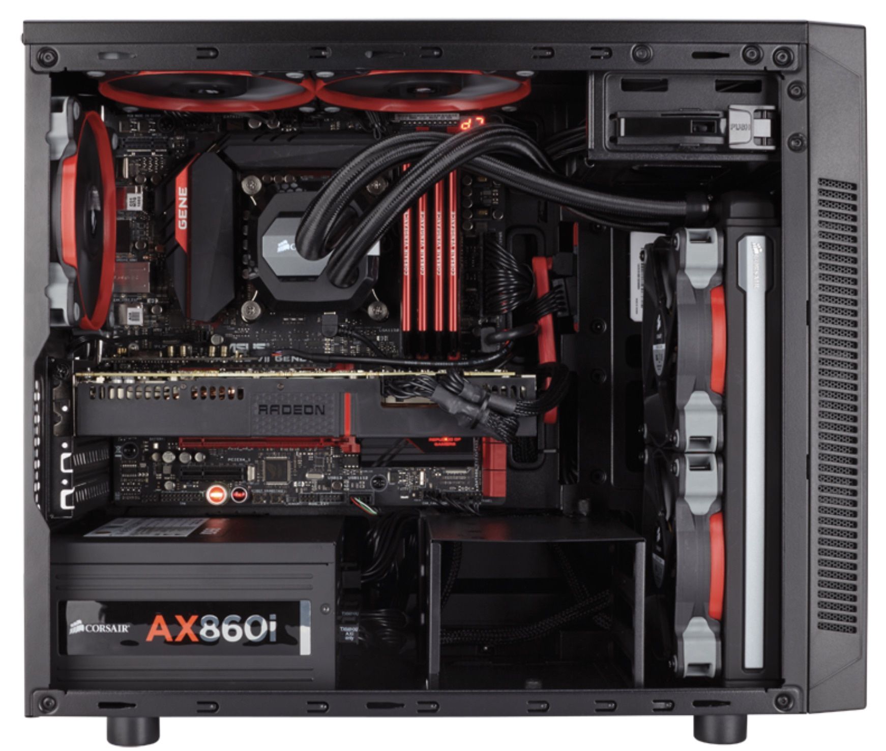 NEW Corsair Carbide mATX Computer Case GPU CPU PSU