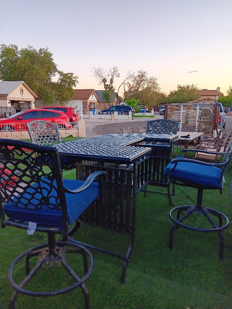 High Patio Bar No Include Cushions 
