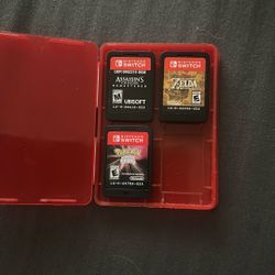 Switch Games. Pokemon, Zelda, assassin Creed 