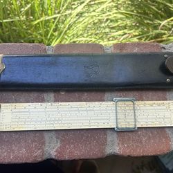 Vintage Eugene Dietzgen Co. - Trigonometric Type Log Log Slide Rule Cat No 1731